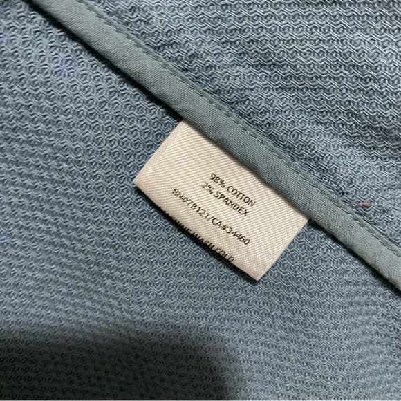 Eileen Fisher Light Blue Textured Cotton Jacket size XS - Picture 5 of 8